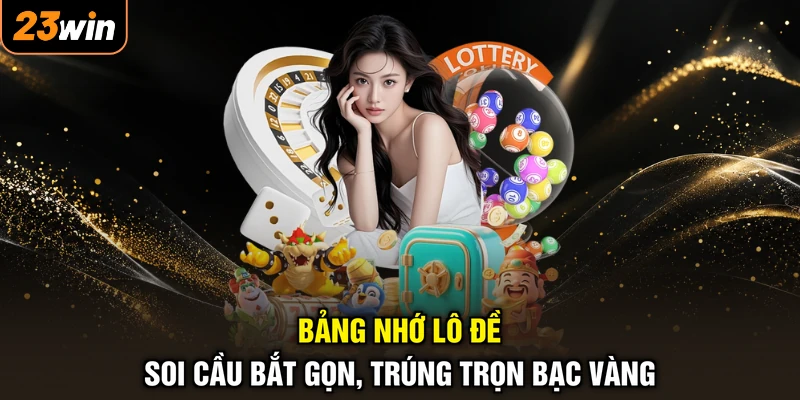 Bảng Nhớ Lô Đề - Soi Cầu Bắt Gọn, Trúng Trọn Bạc Vàng
