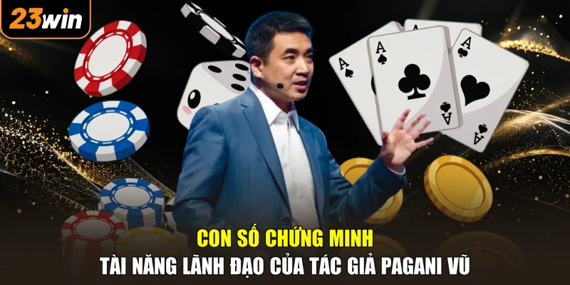 Con số chứng minh tài năng lãnh đạo của tác giả Pagani Vũ