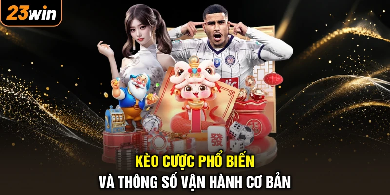 Kèo cược phổ biến và thông số vận hành cơ bản