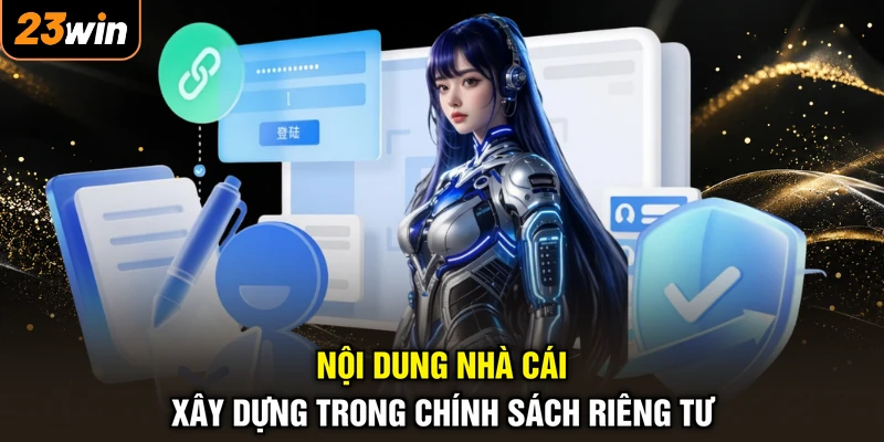 Nội dung nhà cái xây dựng trong chính sách riêng tư